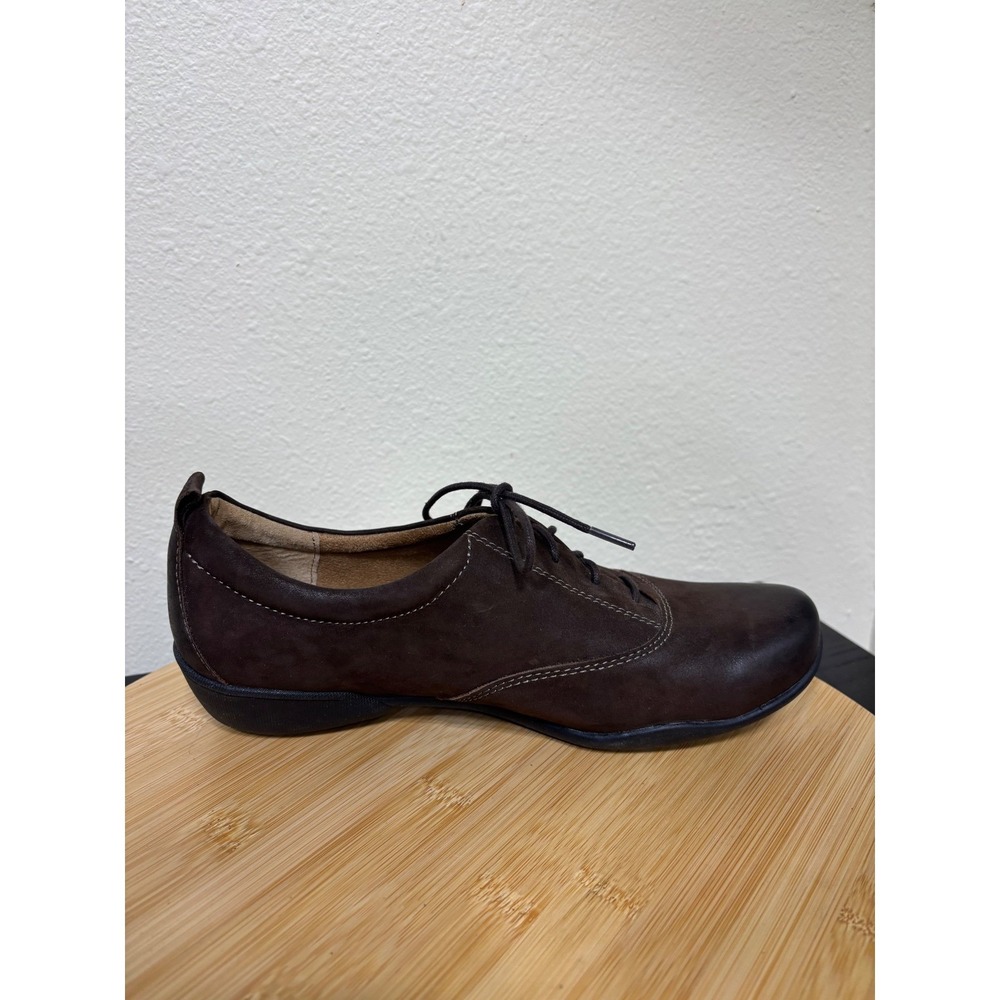 Taos Footwear Getaway Womens 7.5 Oxford Lace Up Brown Leather Lace Up Shoes - Picture 9 of 10